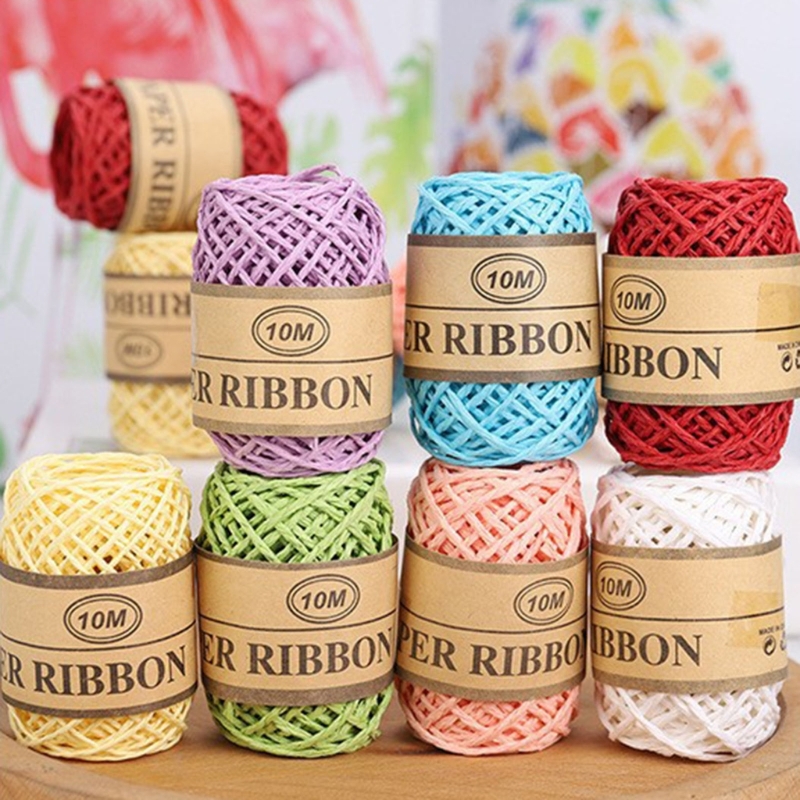 Papercraft Supply Ribbon - مستلزمات صناعة الأشرطة الورقية للنسيج وتغليف