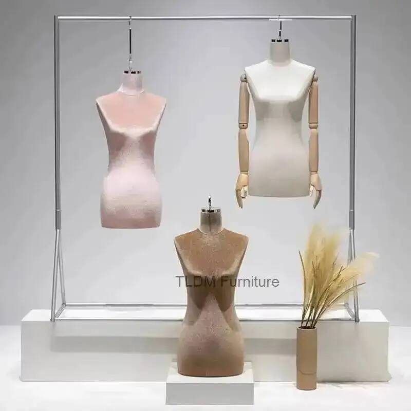 The Wedding Supply Store - حامل عرض ملابس نسائية معلق للخياطة،
