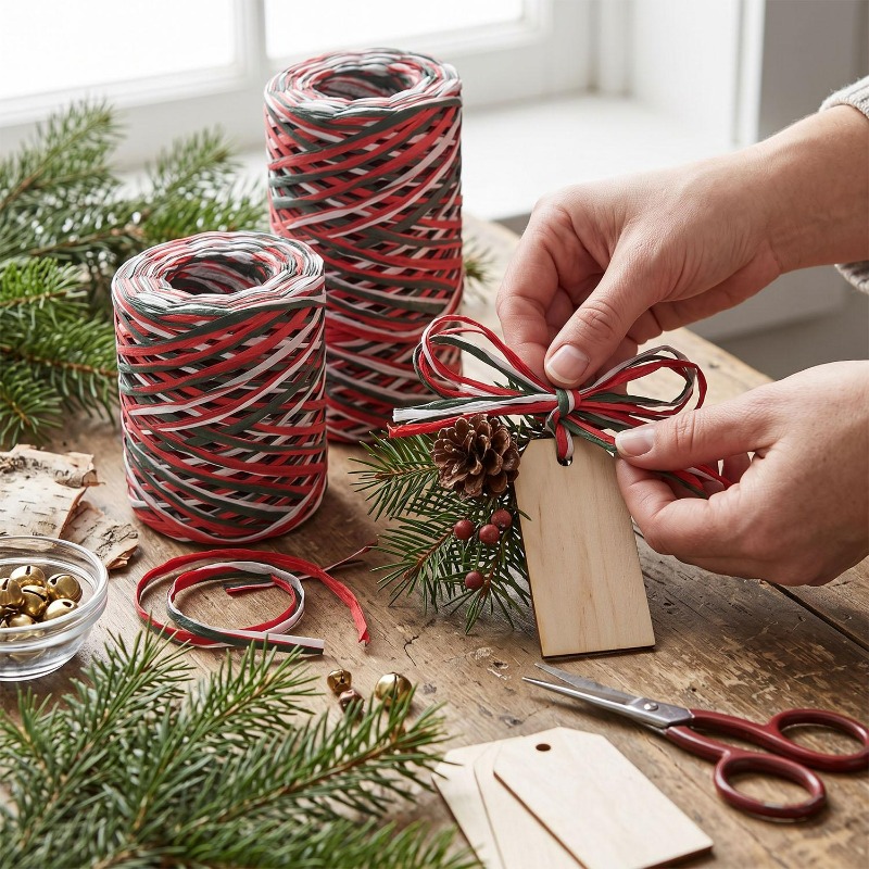 شريط ورق رافيا 150/600 متر لصن - مراجعة Papercraft Supply Ribbon وسعره