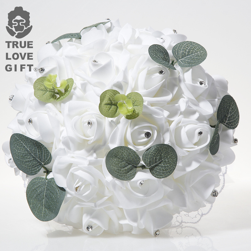 1 قطعة باقة اليد الزفاف العروس - مراجعة Wedding Ceremony Supply وسعره