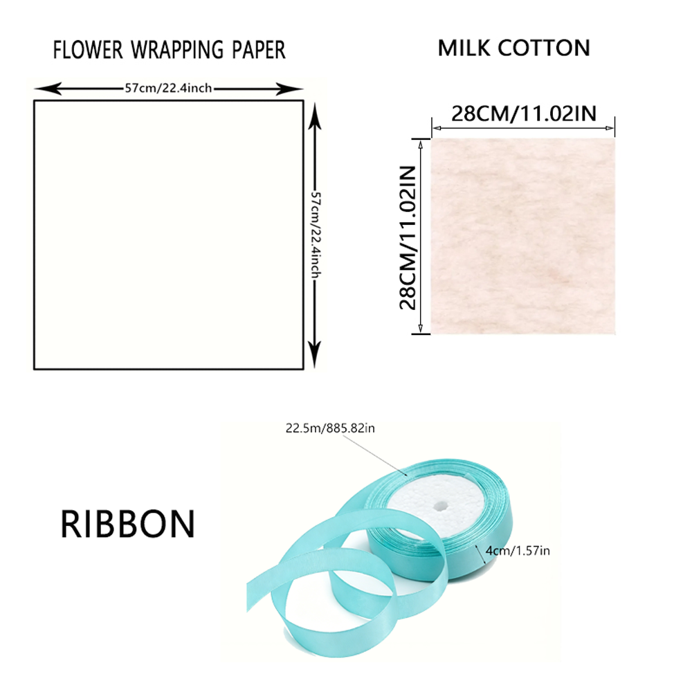 20 ورقة تغليف باقة الزهور مع ش - مراجعة Papercraft Supply Ribbon وسعره