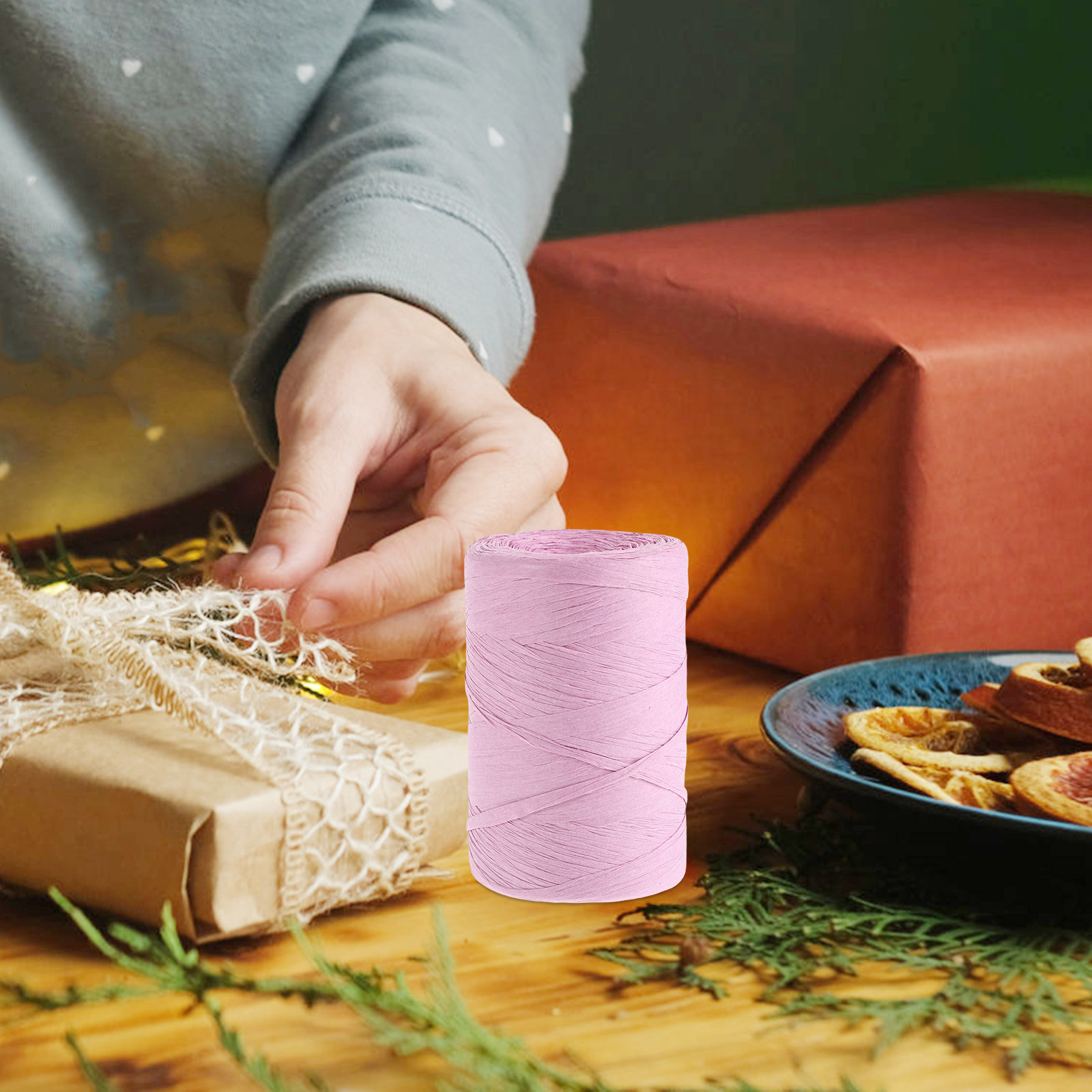 شريط تغليف مسطح ملون من ورق ال - مراجعة Papercraft Supply Ribbon وسعره
