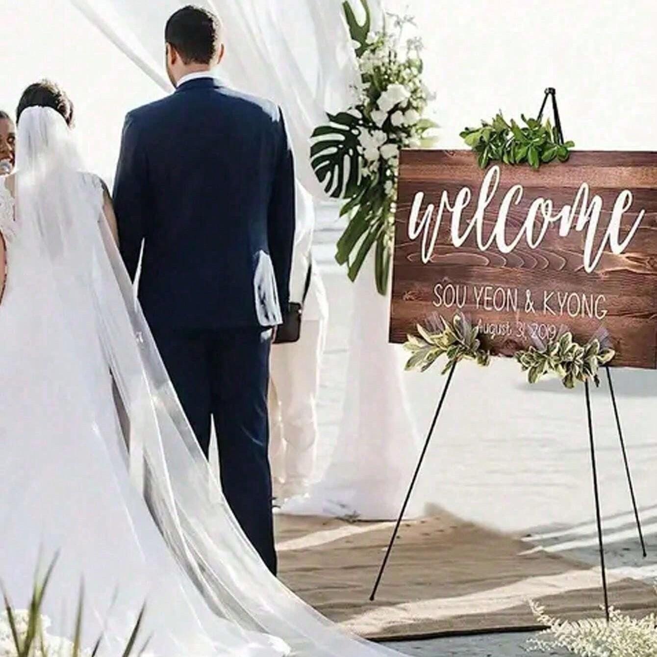 حامل عرض محمول قابل للطي مقاس  - مراجعة Wedding Ceremony Supply وسعره