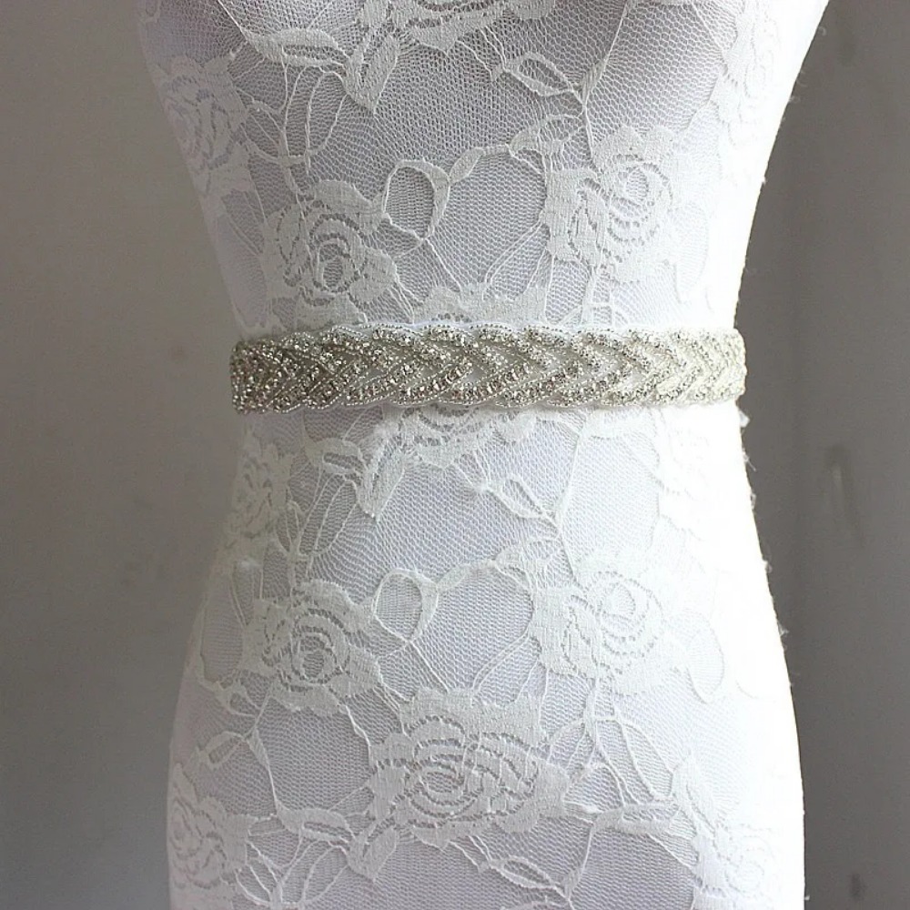 إكسسوارات فستان وصيفة العروس ل - مراجعة Bridal Sash Ribbon وسعره