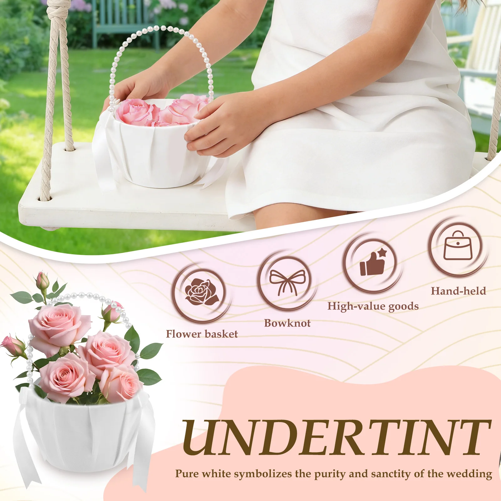 سلة زهور للعروس/الأطفال مكونة  - مراجعة Wedding Ceremony Supply وسعره