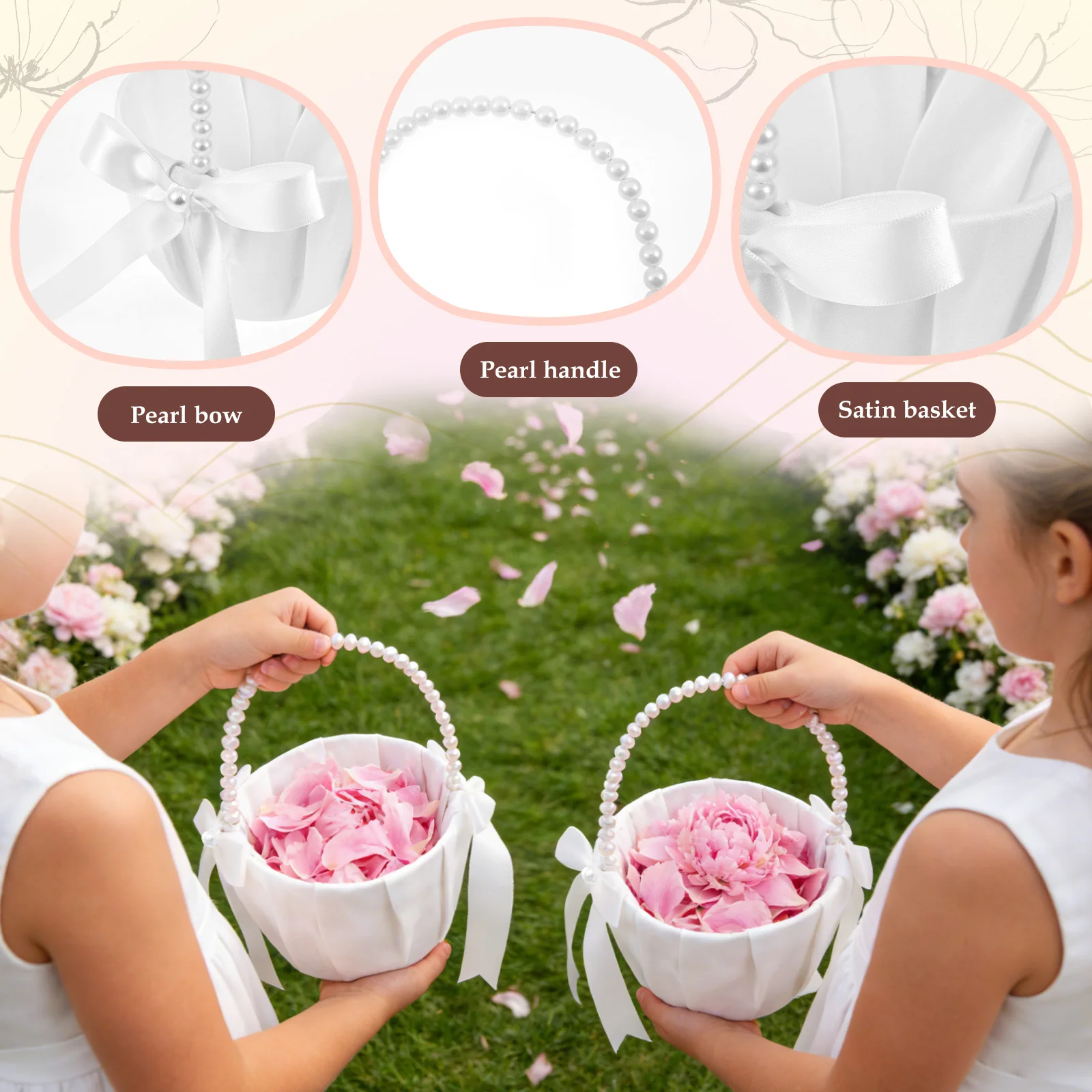 سلة زهور للعروس/الأطفال مكونة  - مراجعة Wedding Ceremony Supply وسعره