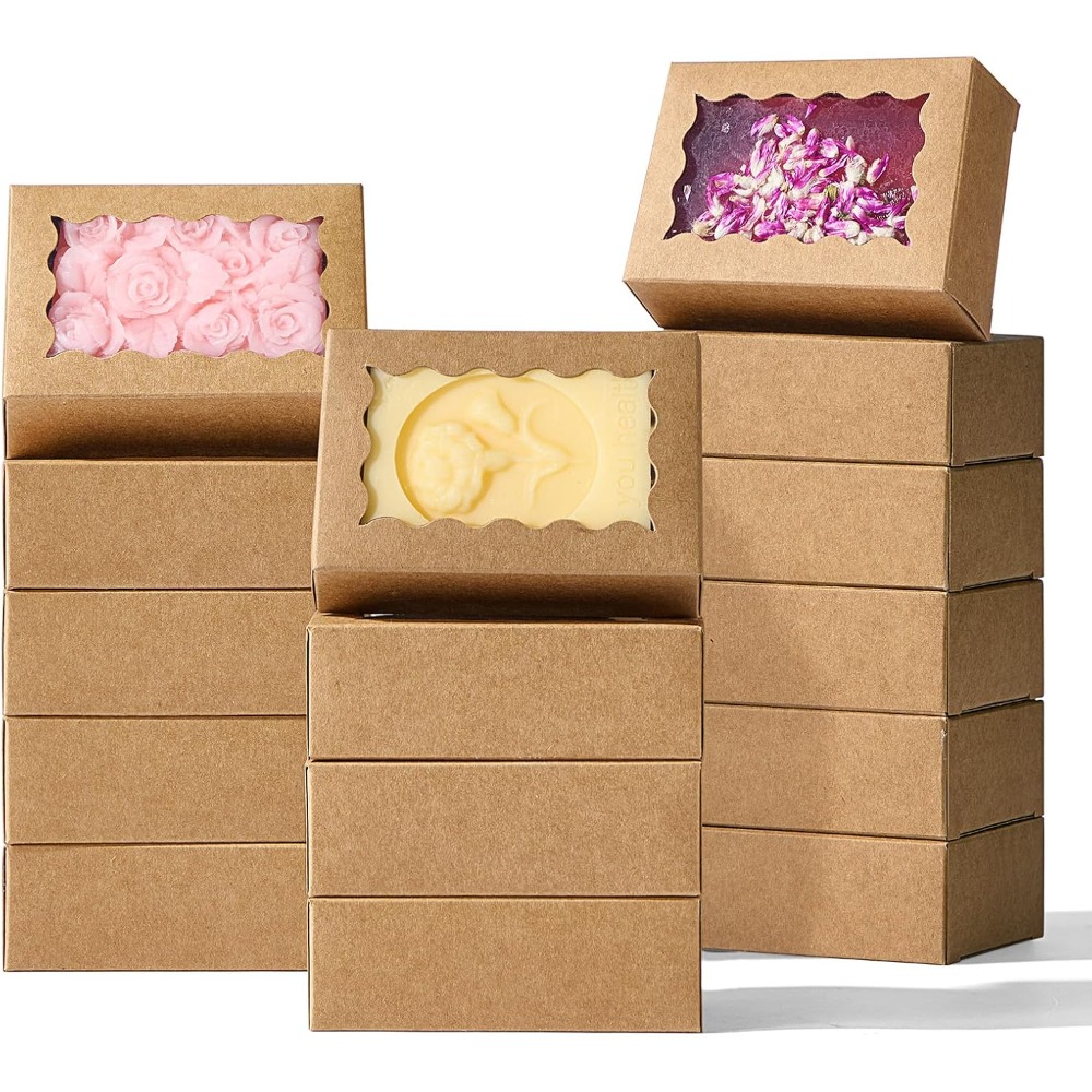 صندوق هدايا صابون بني من الكرا - مراجعة Wedding Favor Box وسعره
