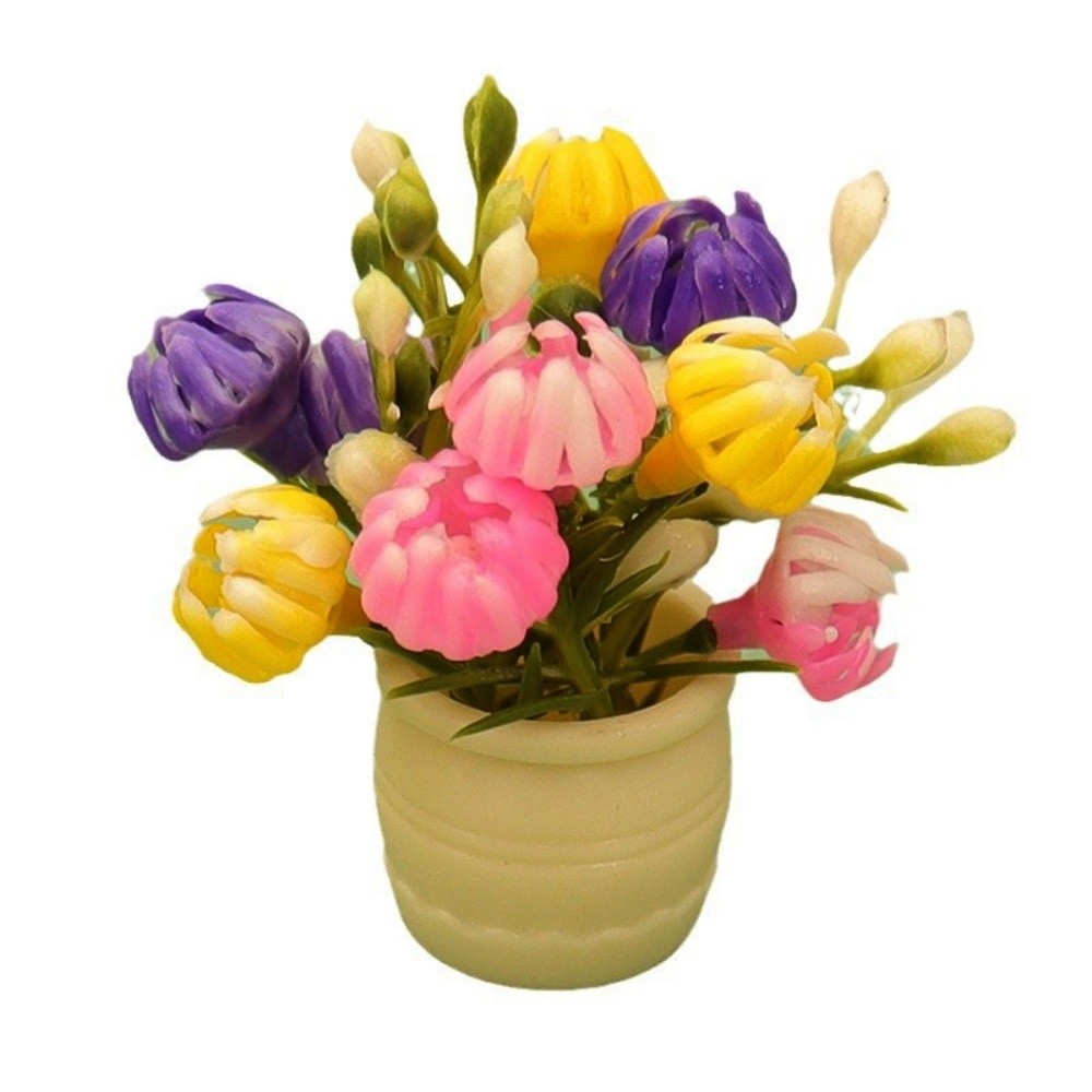 مزهرية مصغرة لبيت الدمى بمقياس - مراجعة Flower Girl Basket وسعره